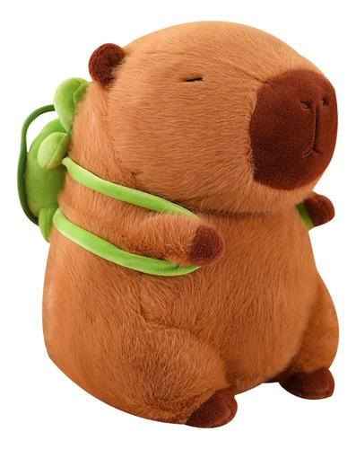 Juguete De Peluche De Capibara Con Bolsa De Tortuga, 45cm