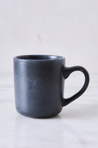Taza Jarro Mug Ceramica Alex Color Azul Oscuro Jaspeado400ml