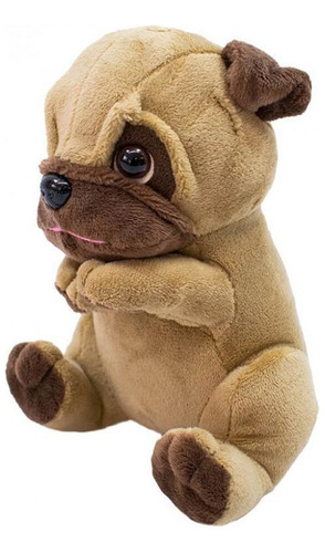 Cachorro Pug De Pelúcia 18cm Fofo E Encantador