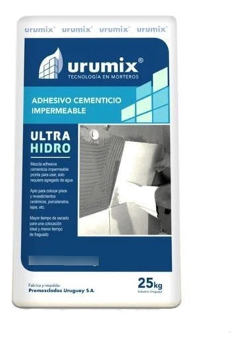 Adhesivo Pegamento Para Ceramica 25kg Urumix 