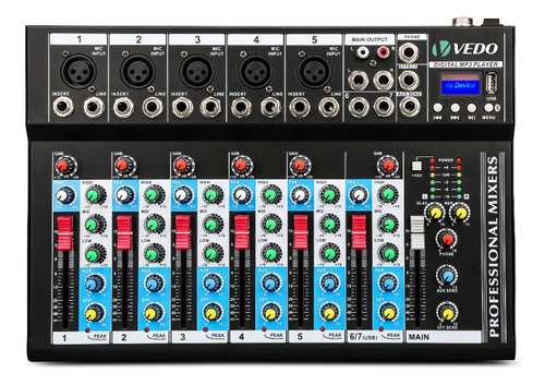 Console Vedo VDA107L de mistura