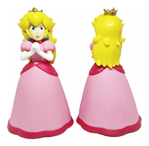 Figura De Peaches Princesa De Mario Bros En Tamaño De 15 Cm