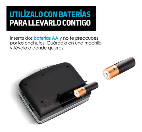 Reproductor Y Convertidor De Cassettes A Mp3, Grabación