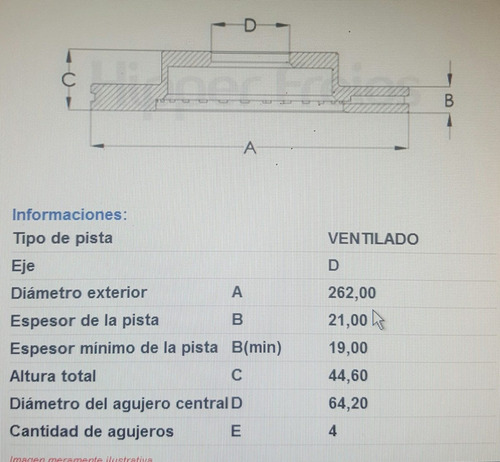 Imagen 5 de 10 de Disco Freno Honda Civic 92 Al 2005 Perforado Bisela Ventila