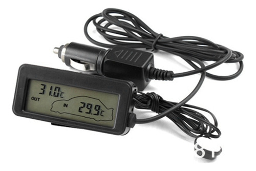 Termómetro Digital Para Coche Con Pantalla Lcd Para Interio