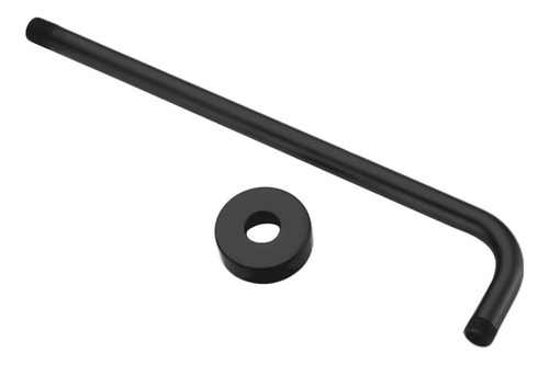 Tubo De Ducha Negro Redondo Bari