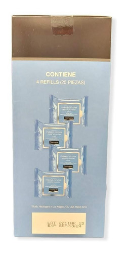 Desmaquillante Neutrogena 100pzs Toallitas
