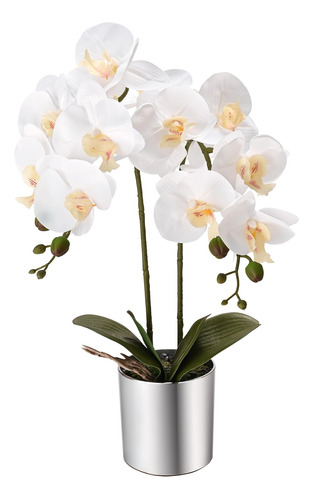 Lueur Arreglo De Plantas Y Flores De Orquídeas Artificiales