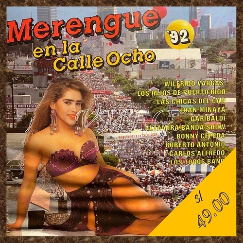 Vmeg Cd Artistas Varios 1992 Merengue En La Calle 8 '92