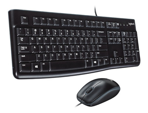 Combo Teclado Y Mouse Alambrico Logitech Mk120