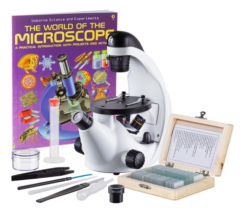Iqcrew Stem Science Discovery 40x-500x Microscopio Invertido