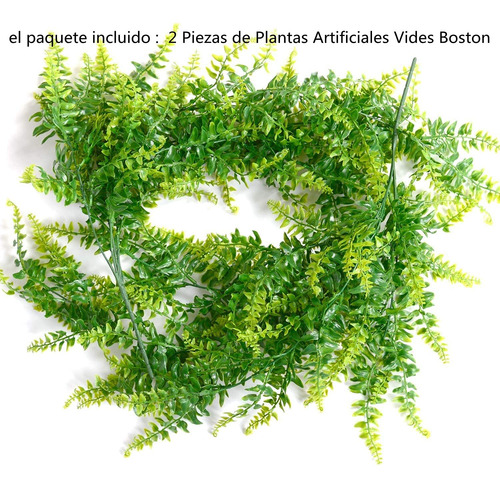 Plantas Artificiales Boston Ferns Colgantes De Vides Falsas