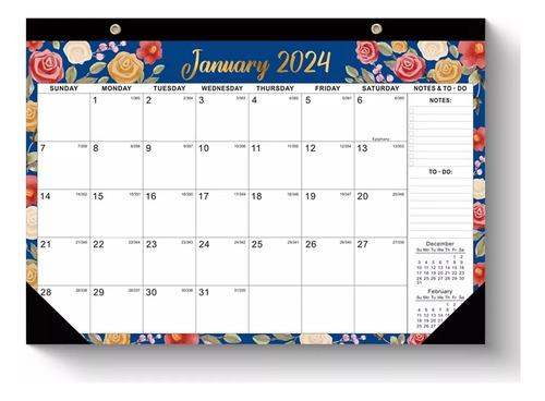 Planificador De Pared 2024-2025, Calendario De Pared Grande