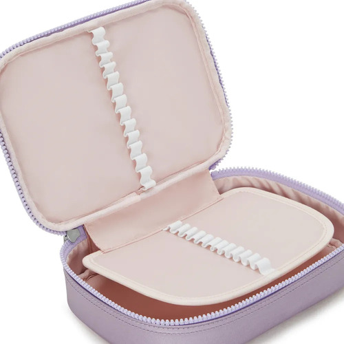 Estojo Kipling 100 Pens Magic Metallic Roxo