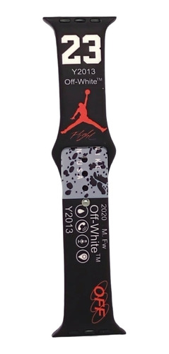 Imagen 1 de 1 de Correas Estampadas Apple Watch Reloj Smartwatch Nike Jordan