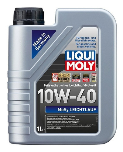 Aceite Semisintetico Liqui Moly Mos2 10w40 1 Litro