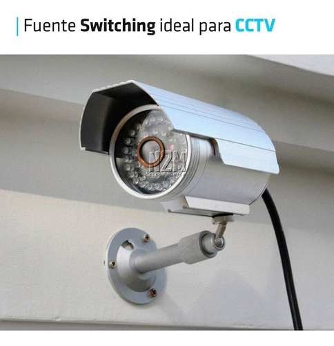 Fuente 12v 15a Metalica Regulada Switching Tira Led Cctv