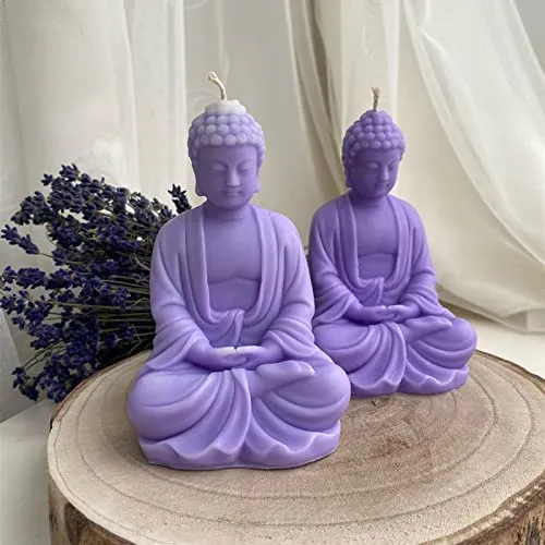 Moldes De Silicona Para Velas De Diseño De Buda (buddha-16)