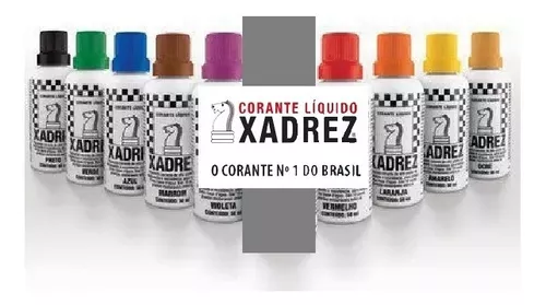 Corante Líquido Tinta Xadrez Bisnaga Com 10 Unidades Preto - Shoptint -  Shop Tintas