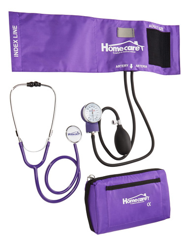 Homecare Kit Baumanómetro Con Estetoscopio Simplex Negro