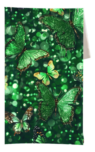 Toalla De Playa Con Estampado De Microfibra, Estilo Mariposa