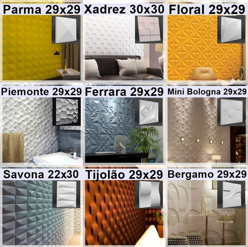 Formas Pra Gesso 3d E Cimento Plástico Abs Moldes Fdg Placas