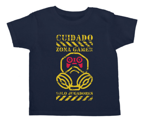 Playera Bebé Cuidado Zona Gamer Solo Jugadores