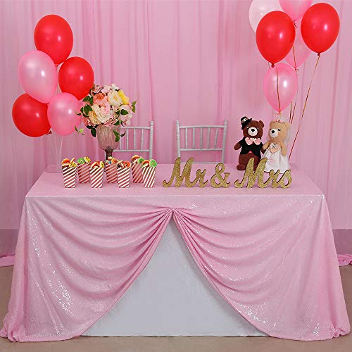 Mantel Rectangular De Lentejuelas Para San Valentín 127x203