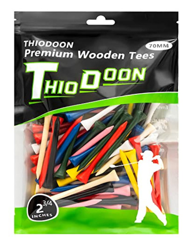 Tees O Tee De Golf Thiodoon Tees De Golf De Madera Natural P