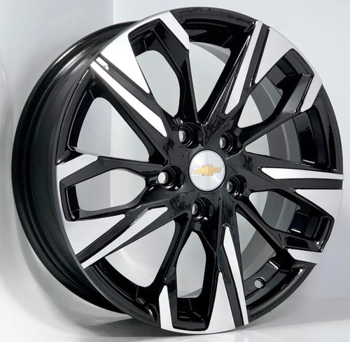 Rodas Nova Montana Aro 17 5x105 (jogo) + Bicos Cor Preto Com Diamantado