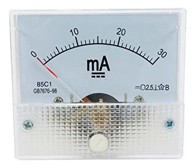 1 Medidor Analogico Panel Corriente 0 30 Amperimetro Cc