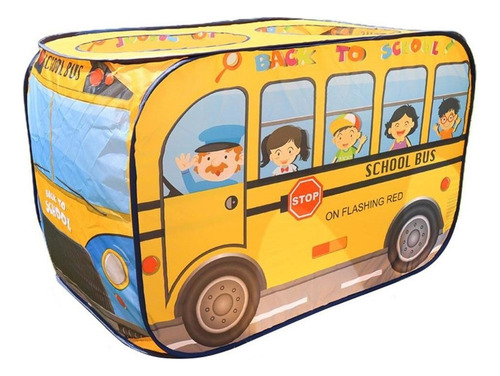. Juguete De Autobús Escolar For Acampar En La Playa