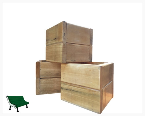 Para Tu Jardín Porta Maceta,macetero Madera Dura