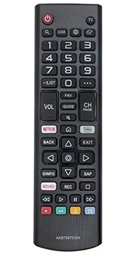 Akb75675304 Control Remoto De Reemplazo Compatible Con LG Tv