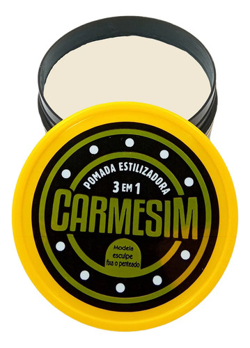 Cera Capilar Masculina Modeladora Estilizadora 3 Em 1 - 80g