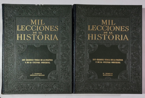 Mil Lecciones De La Historia 2 Tomos Gallach 1951 Increíble! (Usado)