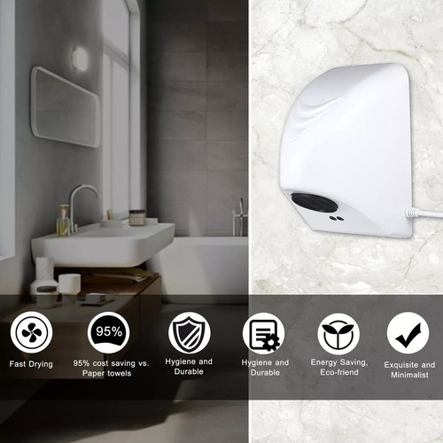 Secadores De Mãos Elétrico Automático Sensor 220v P
