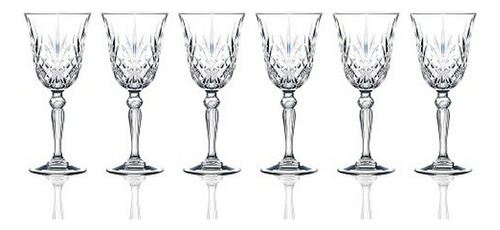 Lorenzo Rcr Crystal Collection Juego De Vasos De Agua -melod