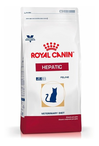 Imagen 1 de 2 de Alimento Royal Canin Veterinary Diet Feline Hepatic Para Gato Adulto Sabor Mix En Bolsa De 1,5 Kg
