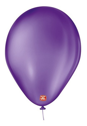 Bexiga Balão Roxo Uva 9 São Roque Wandinha C/ 50 Unidade