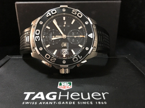 Tag Heuer Aquarecer 500 44mm Automático Cronógrafo Safira