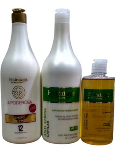 Hidratage - Kit Nutri Reparador 2 Passos + Progressiva 