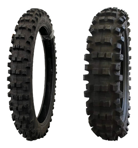 Par Pneu Motocross 80/100-21 + 100/100-18 Pirelli Mt320