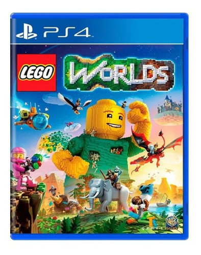 Jogo Lego Worlds - Ps4 - Usado