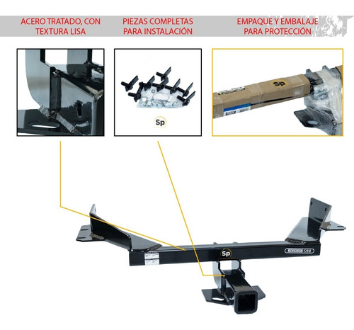 Tiron Arrastre Jalon Mitsubishi L200 2016/2019 Diesel Big Country Clase 3 6000 Lbs