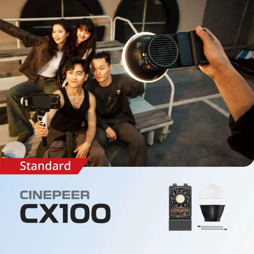 Luz Led Portátil Zhiyun Cinepeer Cx100 2700-6500k 100w