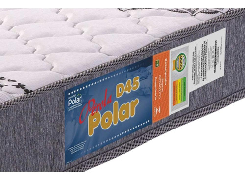 Colchão Solteiro Espuma D45 Pérola Bege(78x17)-polar