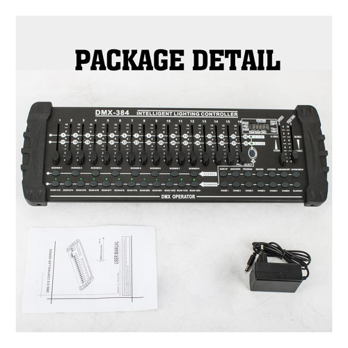 Controlador Shehds Dmx Dmx384 Dj Controlador Led Pantalla Dj