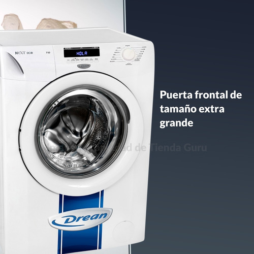 Imagen 6 de 7 de Lavarropas Automático Drean Next 7.10 Eco 7kg 1000rpm