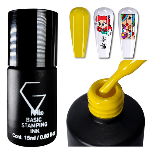 Basic Stamping Ink 15ml No. 26 Color Amarillo 